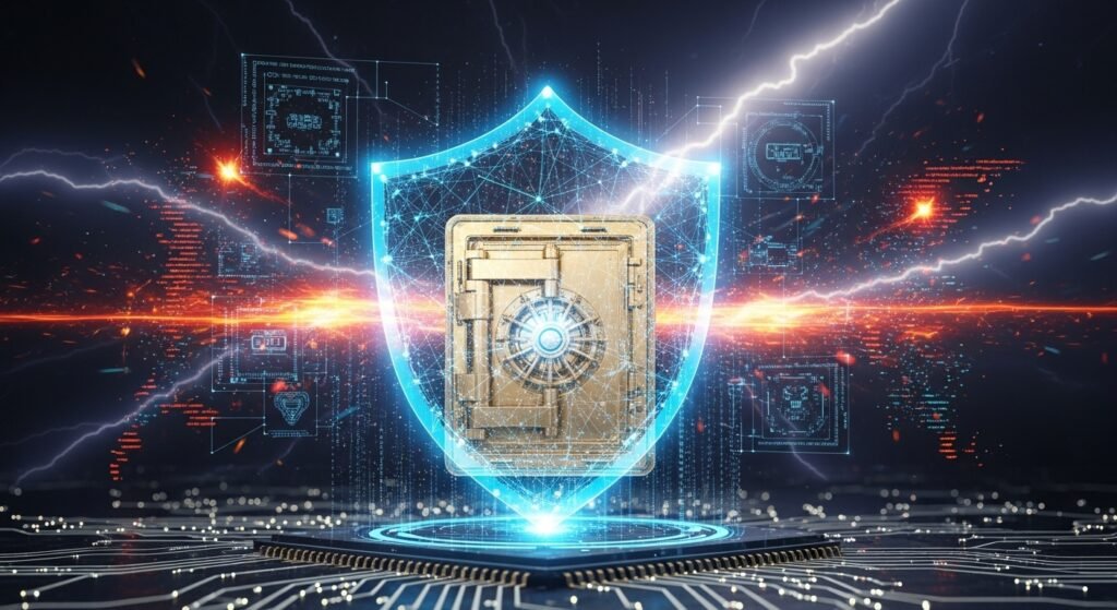 외부의 경제적 충격으로부터 자산을 보호하는 강력한 디지털 방어막과 금고